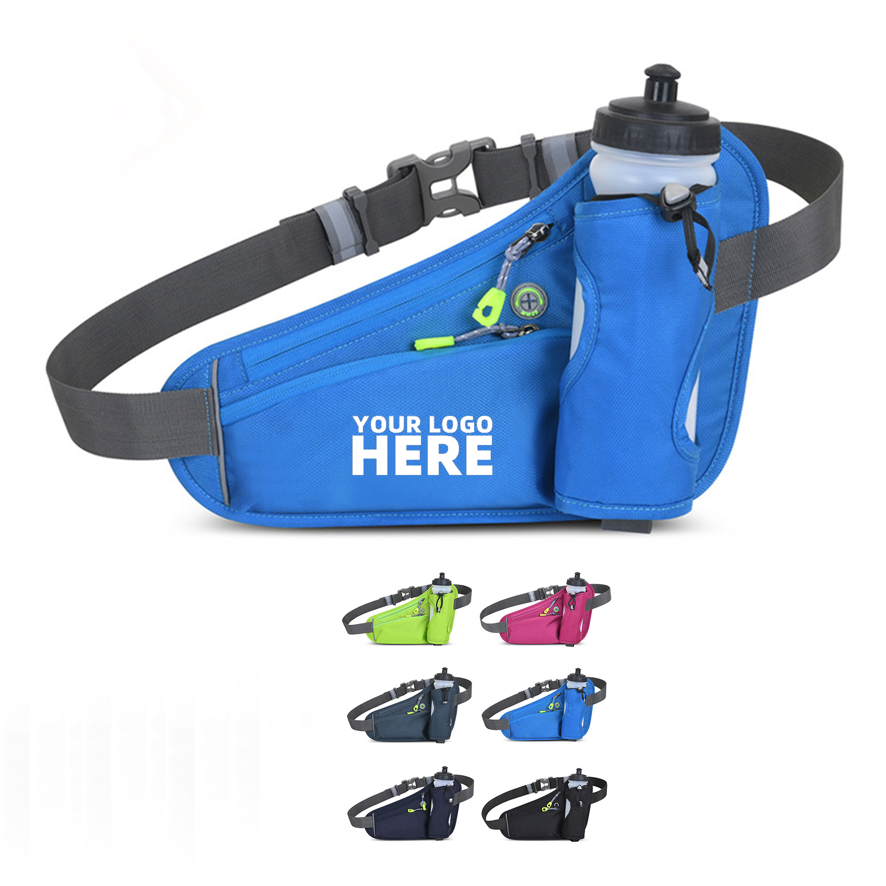 Sport Running Belt With Bottle Pocket  2