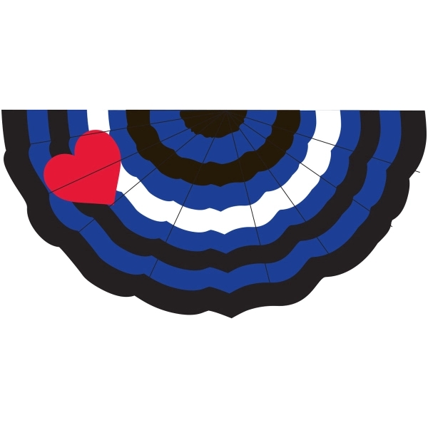 Leather Pride Pleated Full Fan 1