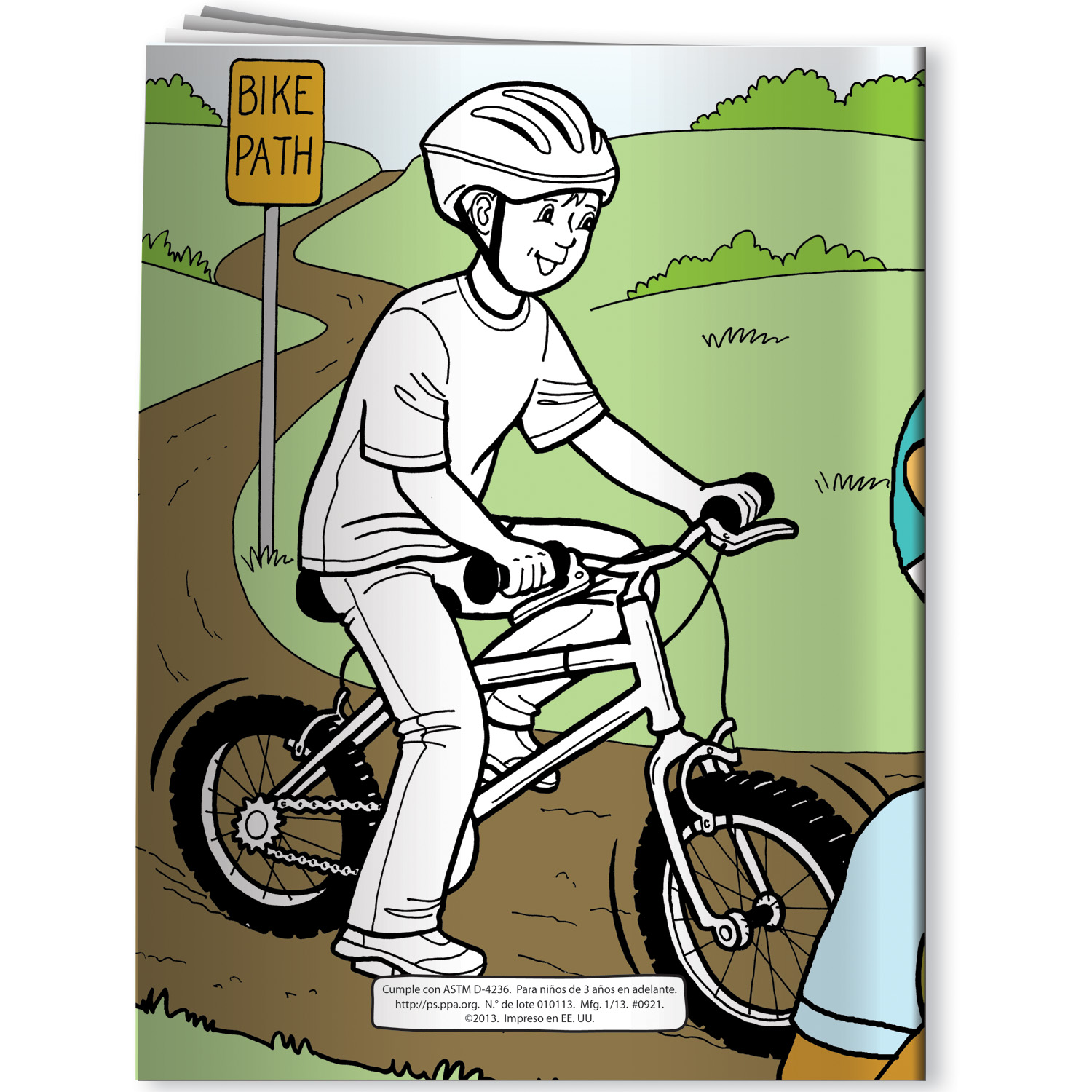 Coloring Book - Barkley Teaches Bicycle Safety (Spanish) 5