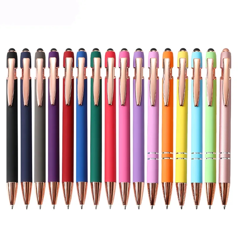 ELLIPSE SOFTY STYLUS PEN WITH ROSE GOLD TRIM 8