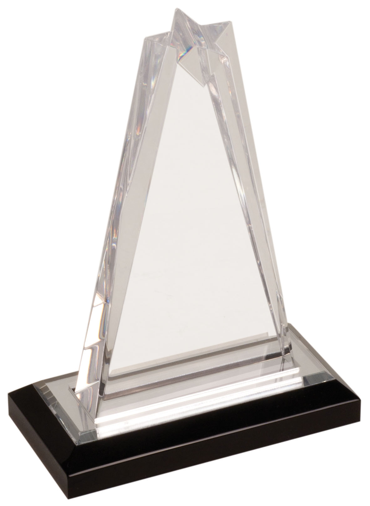 7" Silver Star Impress Acrylic Award
