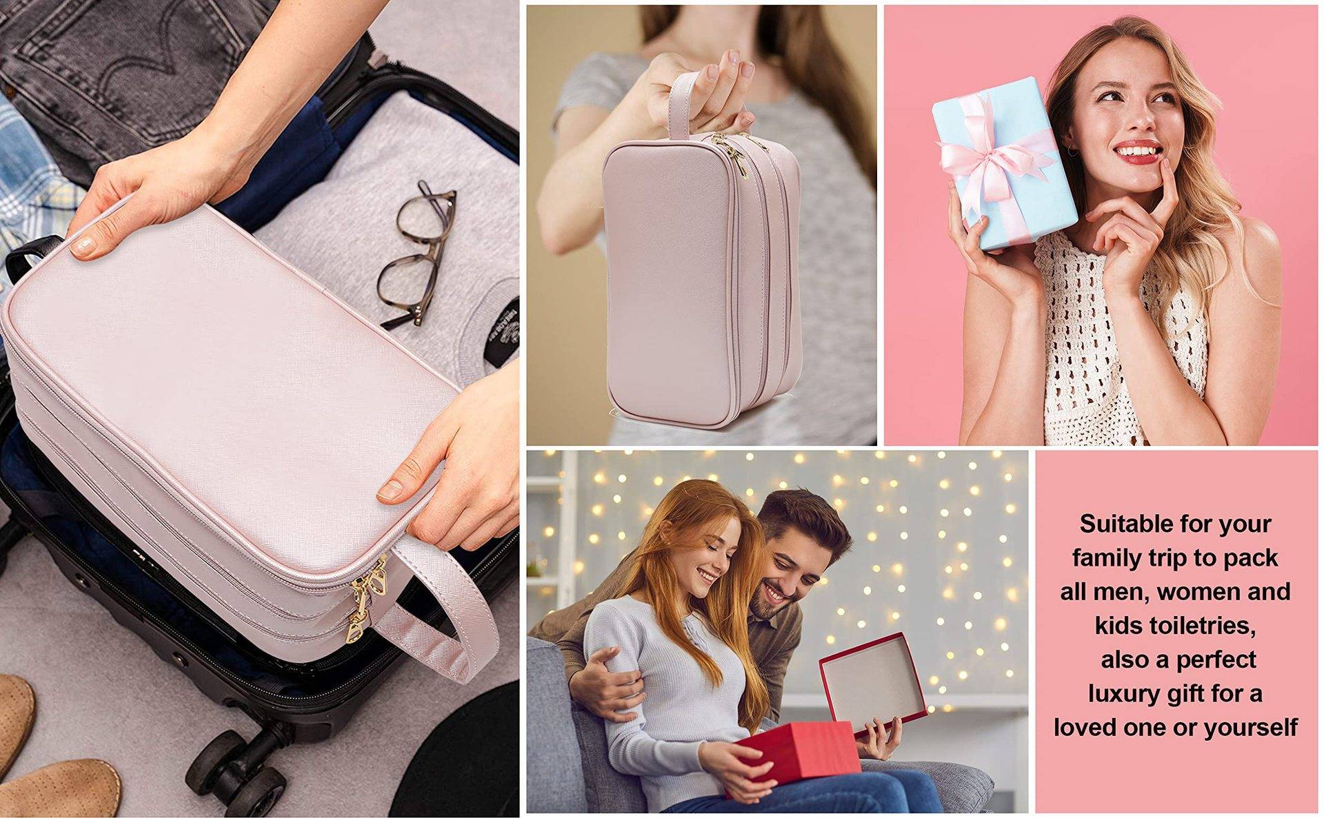 PU Multi Pockets Toiletry-Bag for Women 6