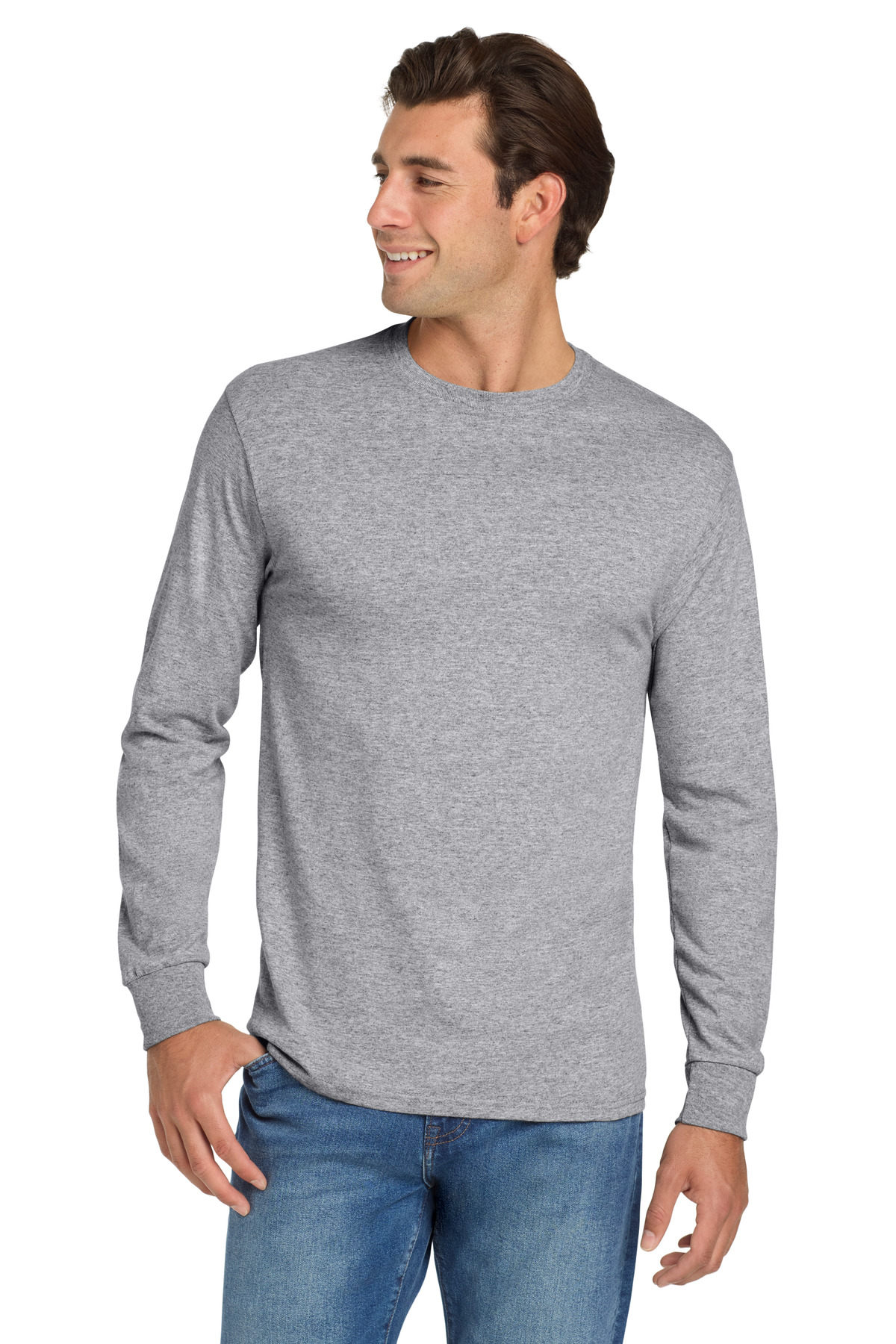 Jerzees - Dri-Power 50/50 Cotton/Poly Long Sleeve T-Shirt. 29LS 191