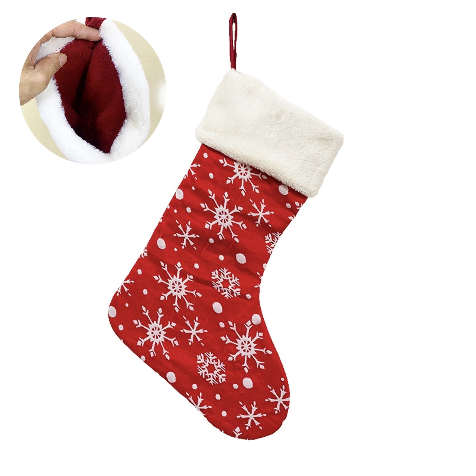 Snowflake Christmas Stockings 3