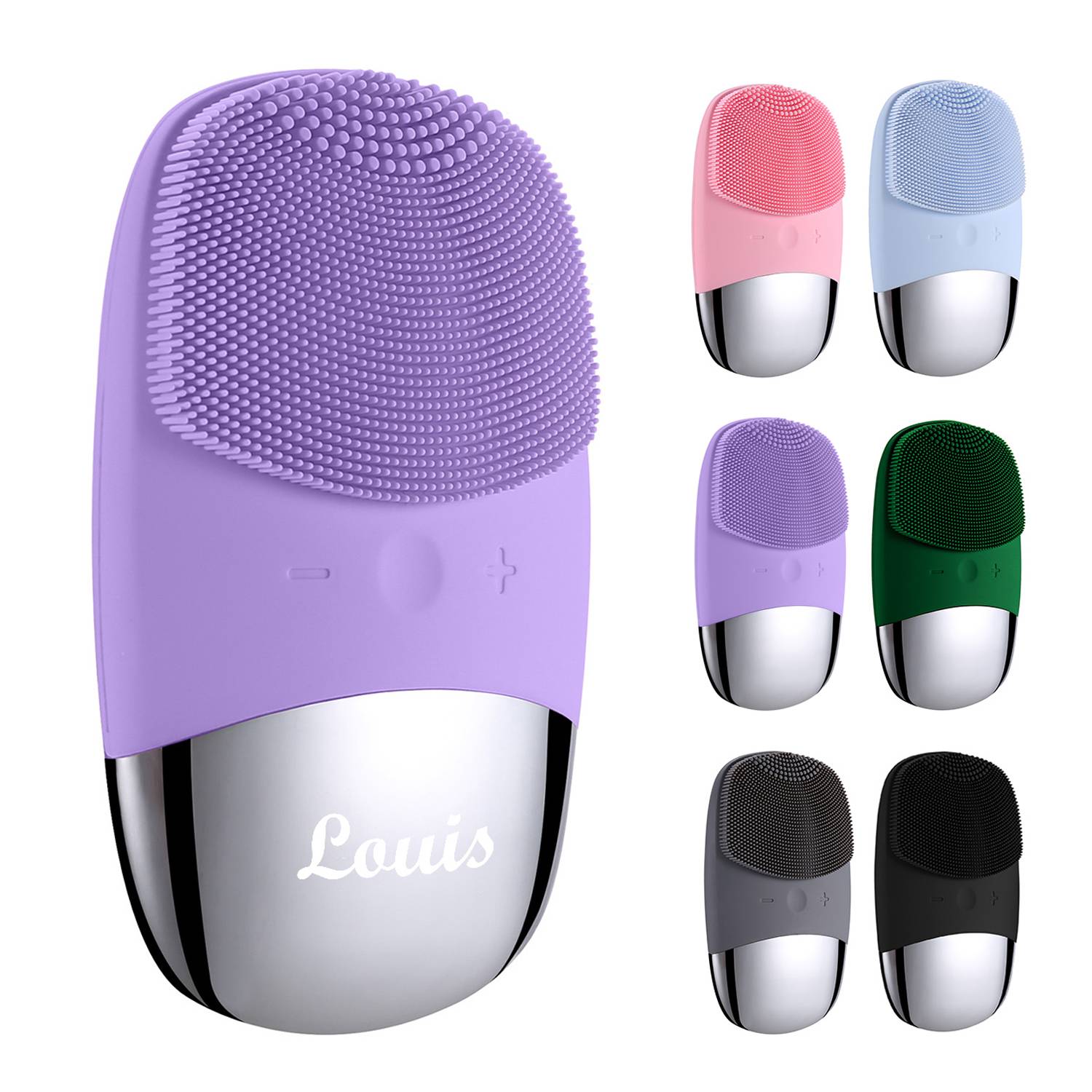 Silicone ultrasonic facial cleanser washing machine