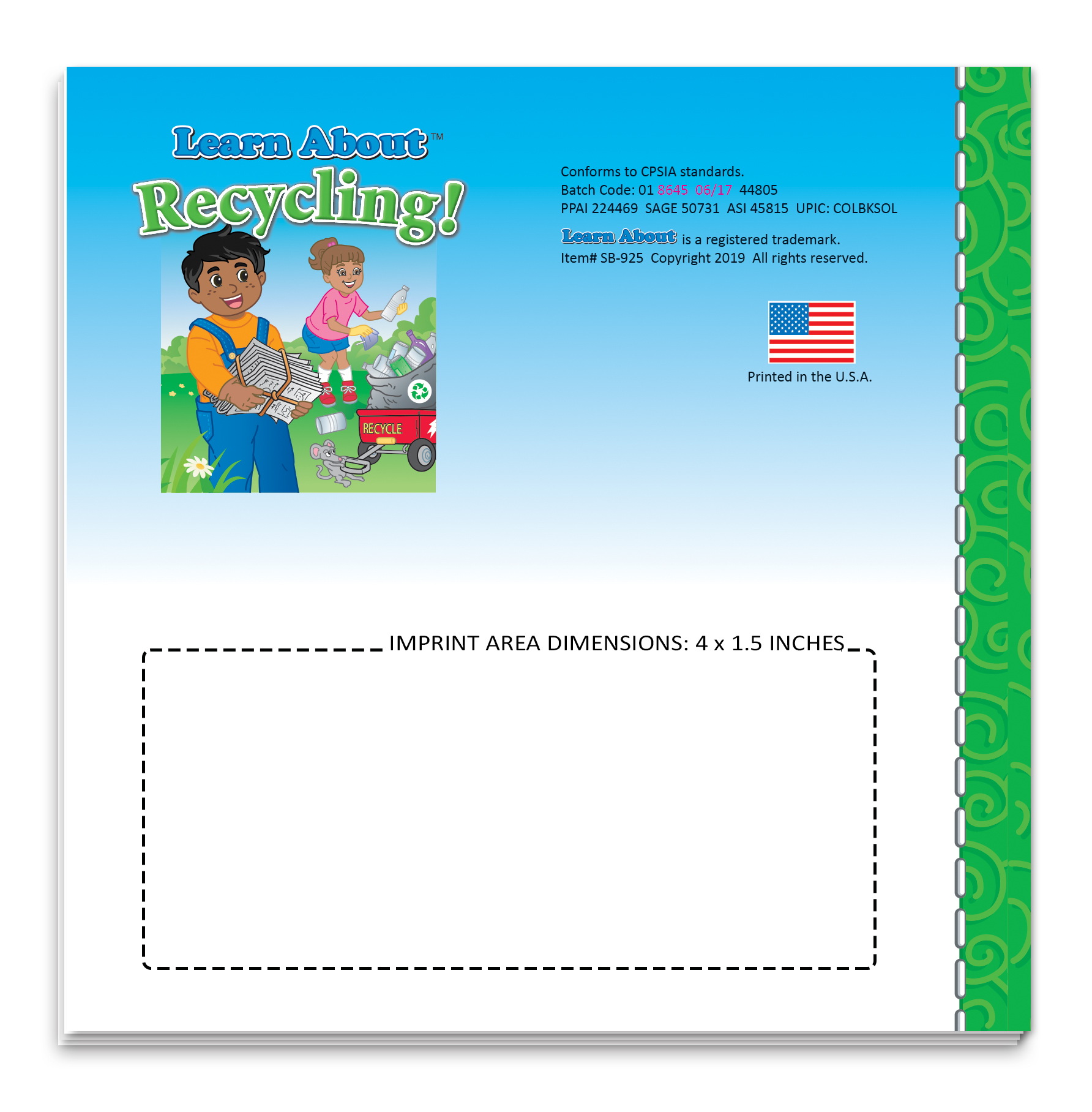 Learn About Recycling Storybook 4