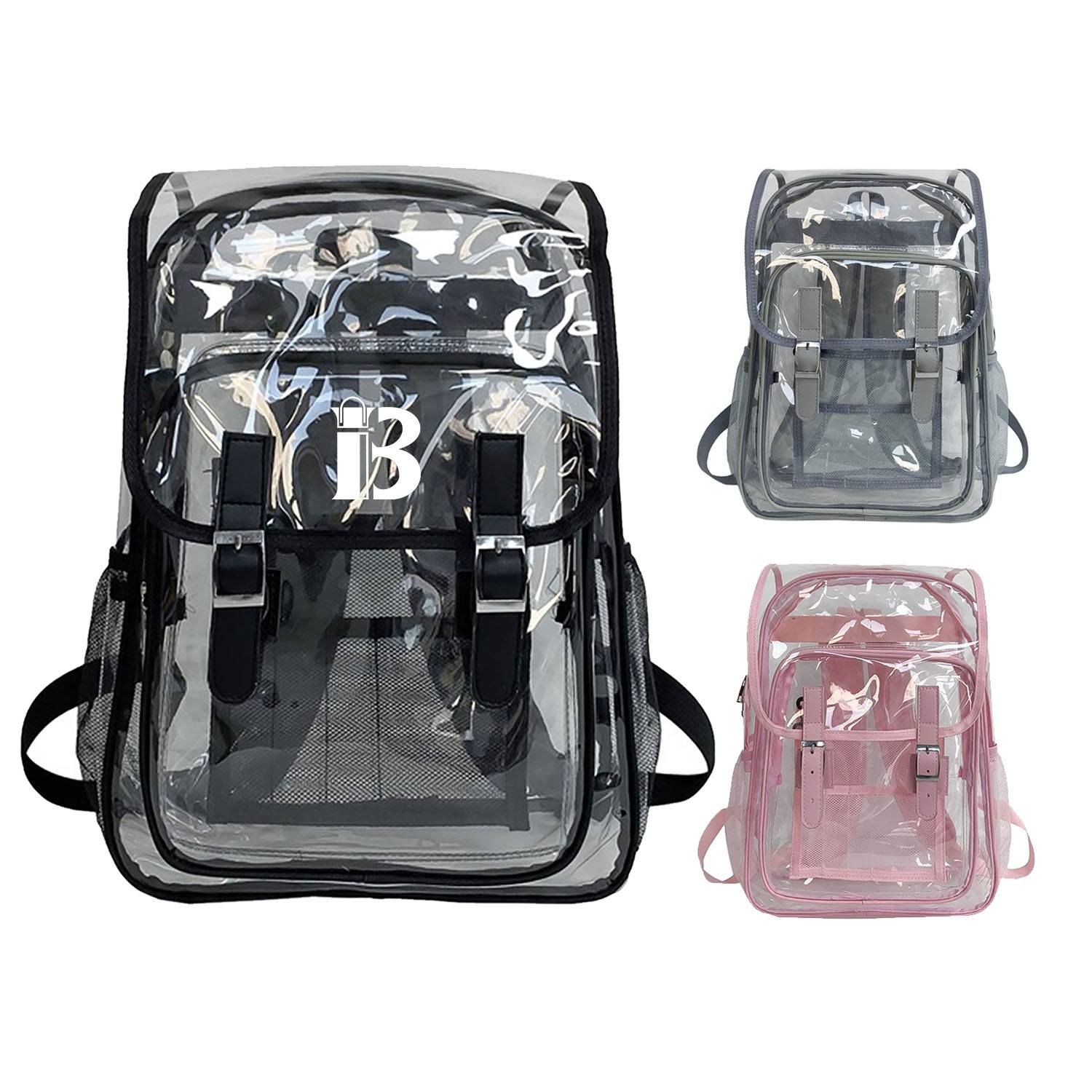 Flip Large PVC Clear Backpack 4
