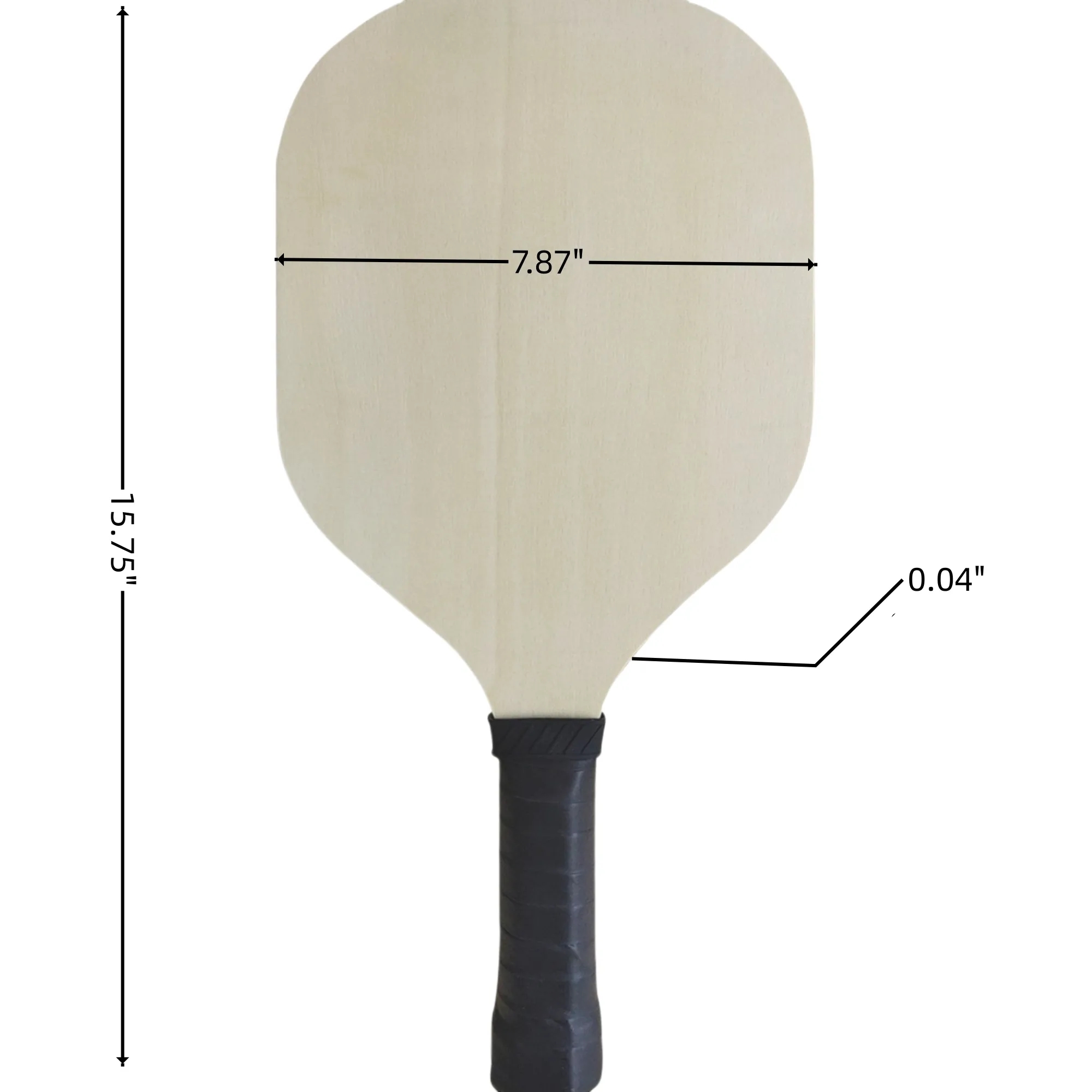 Single Wooden Pickleball Paddle 2