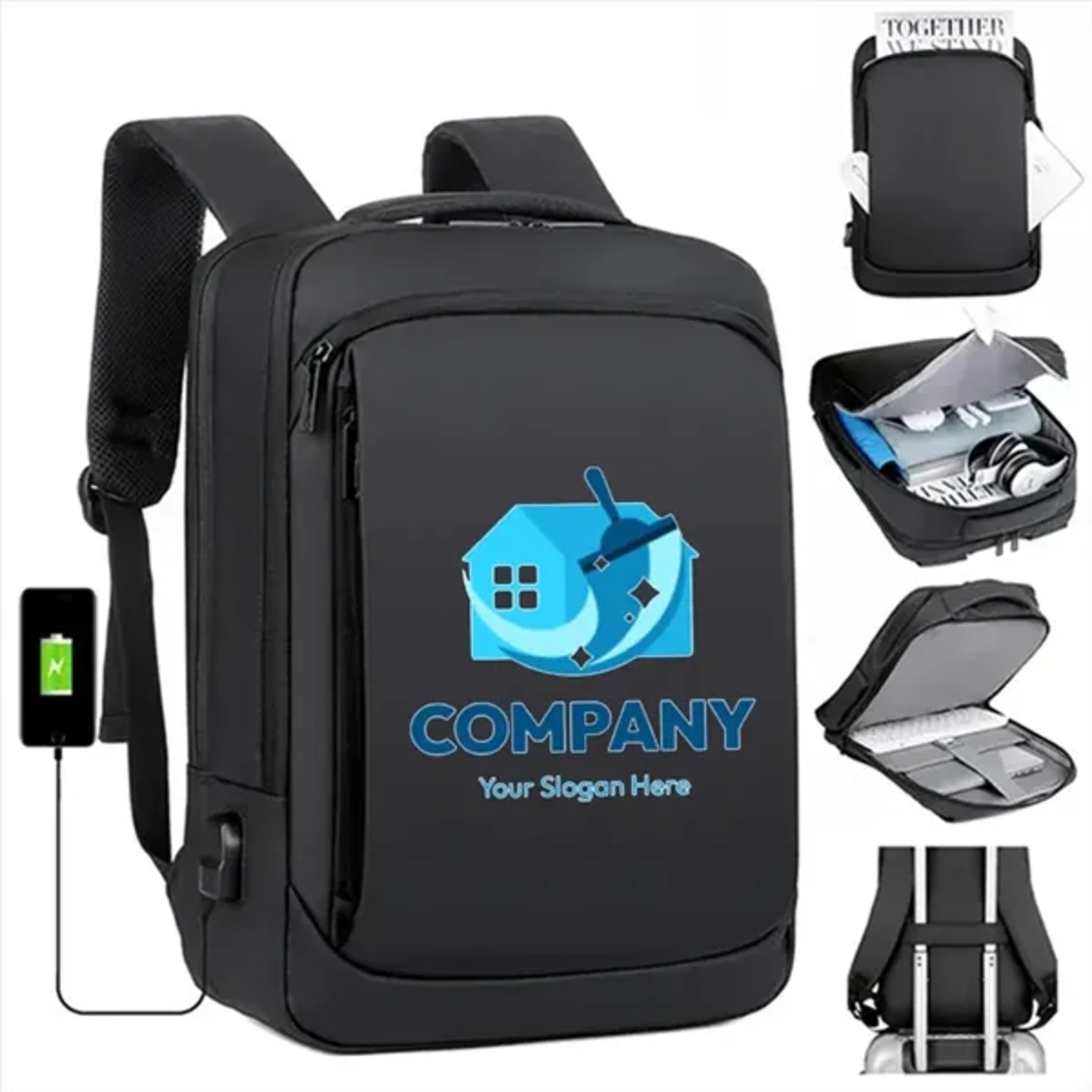 Water-Resistant Travel Laptop Backpack 2