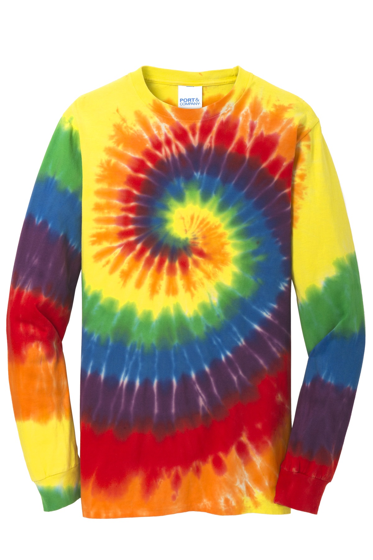 Port & Co Tie-Dye Long Sleeve Tee. PC147LS 30