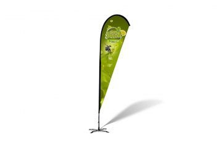 15ft Teardrop Shape Feather Flag Kit - 2 Side Imprint 2