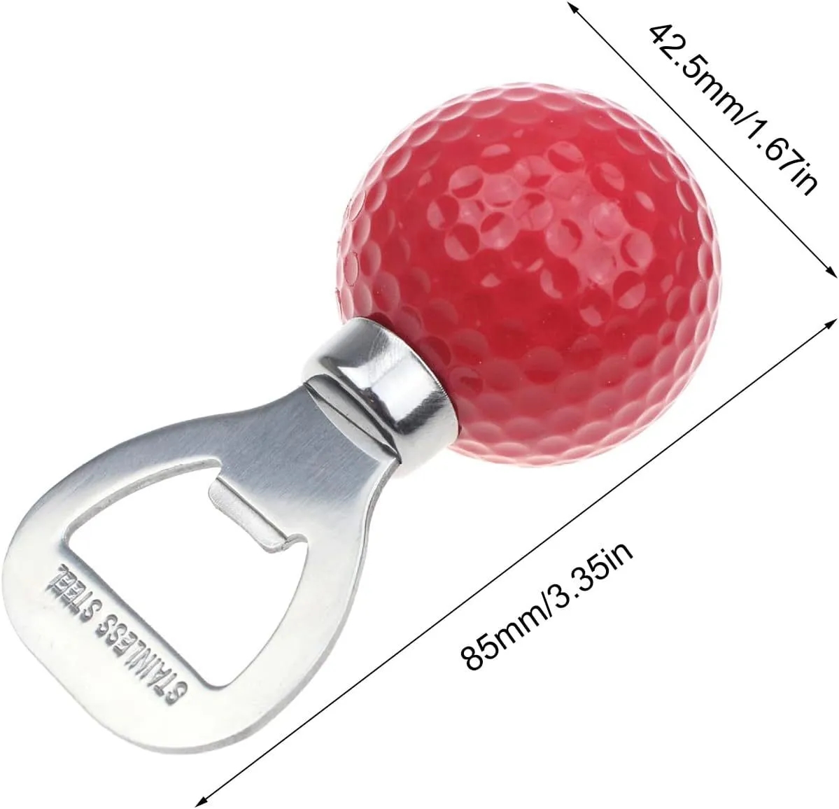 Golf Ball Shape Bottle Opener 3