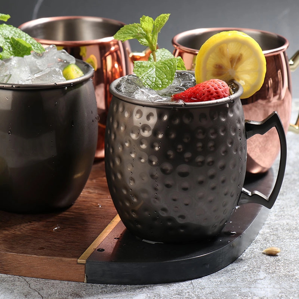 18 Oz. Copper Coated Stainless Steel Moscow Mule Mugs 3