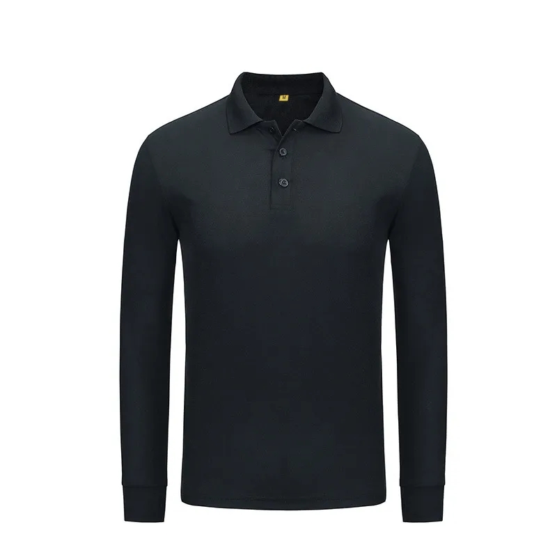 Custom Long Sleeve Stretch Tech Polo Shirt 12