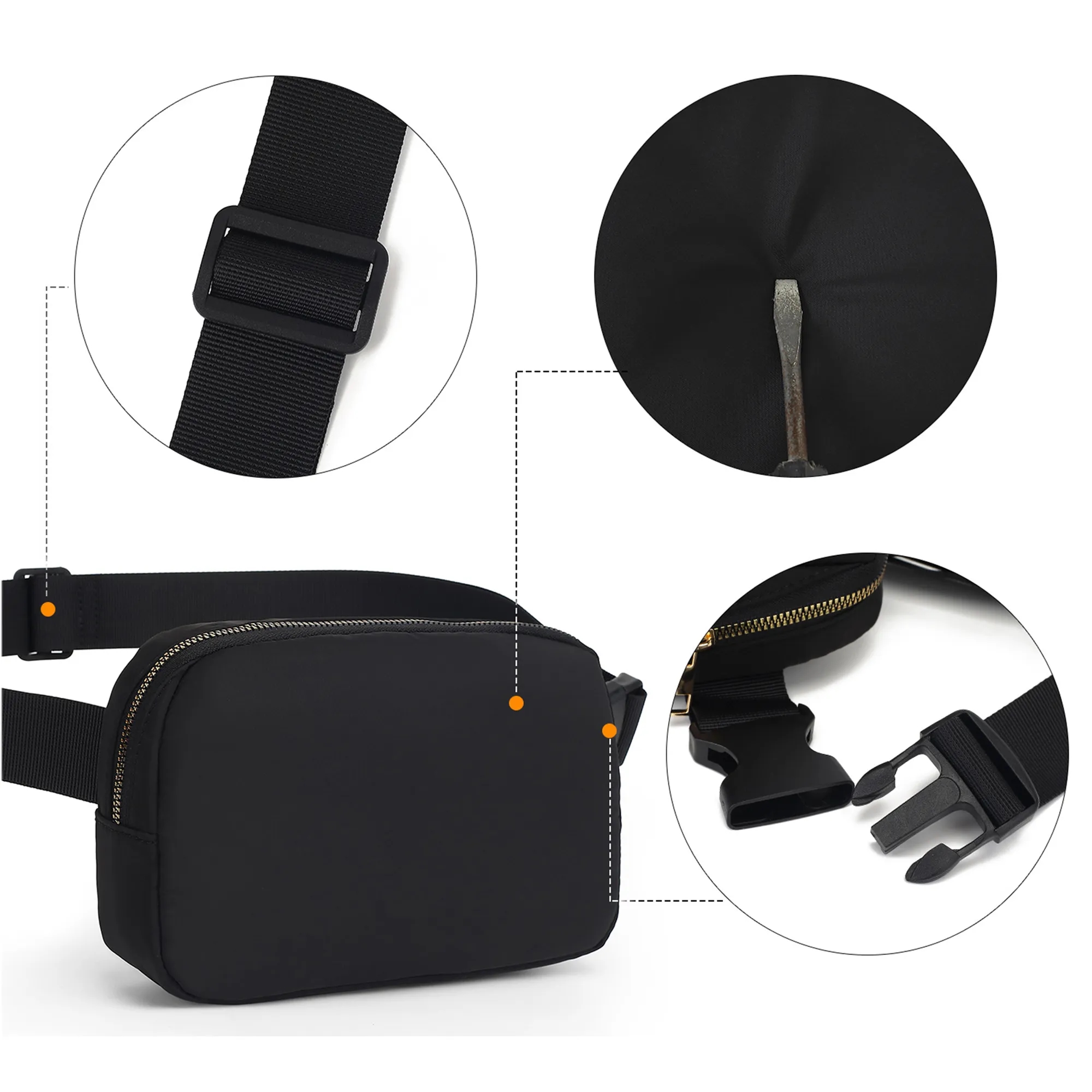 Waterproof Crossbody Waist Belt Bags 2