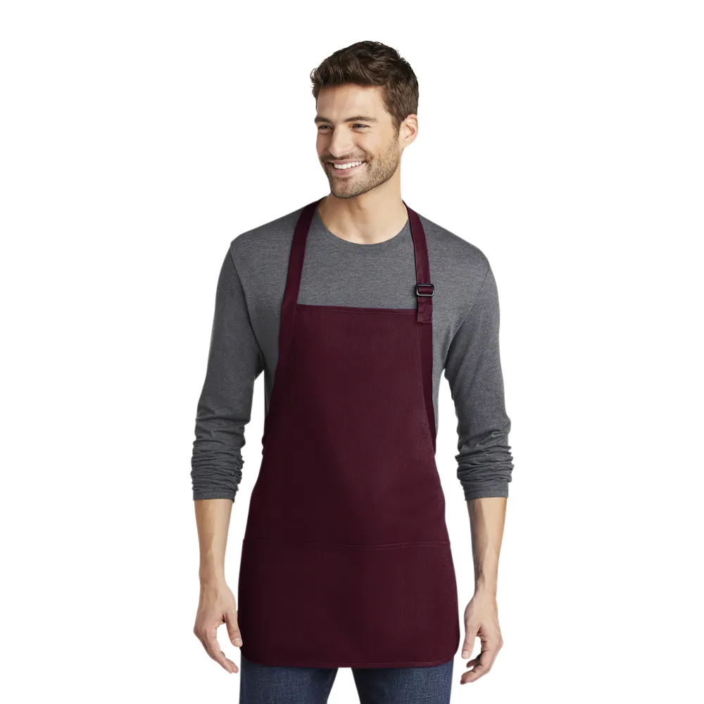 Port Authority Medium-Length Apron with Pouch Pockets 6