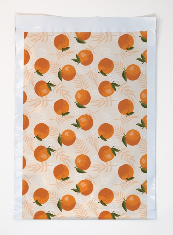 Citrus Predesigned Poly Mailer (9.75" x 12")