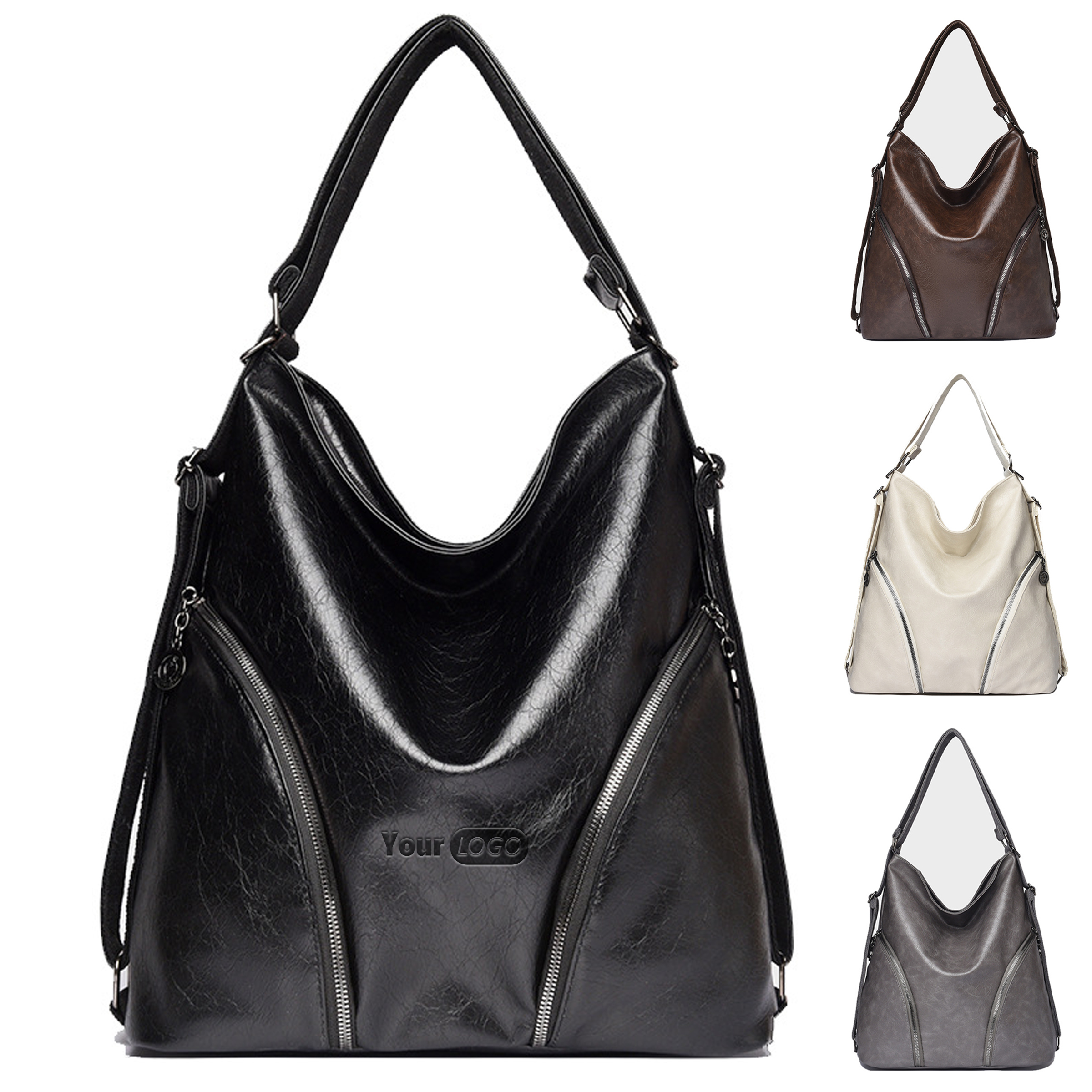 Pu Vintage Large Capacity Backpack 4