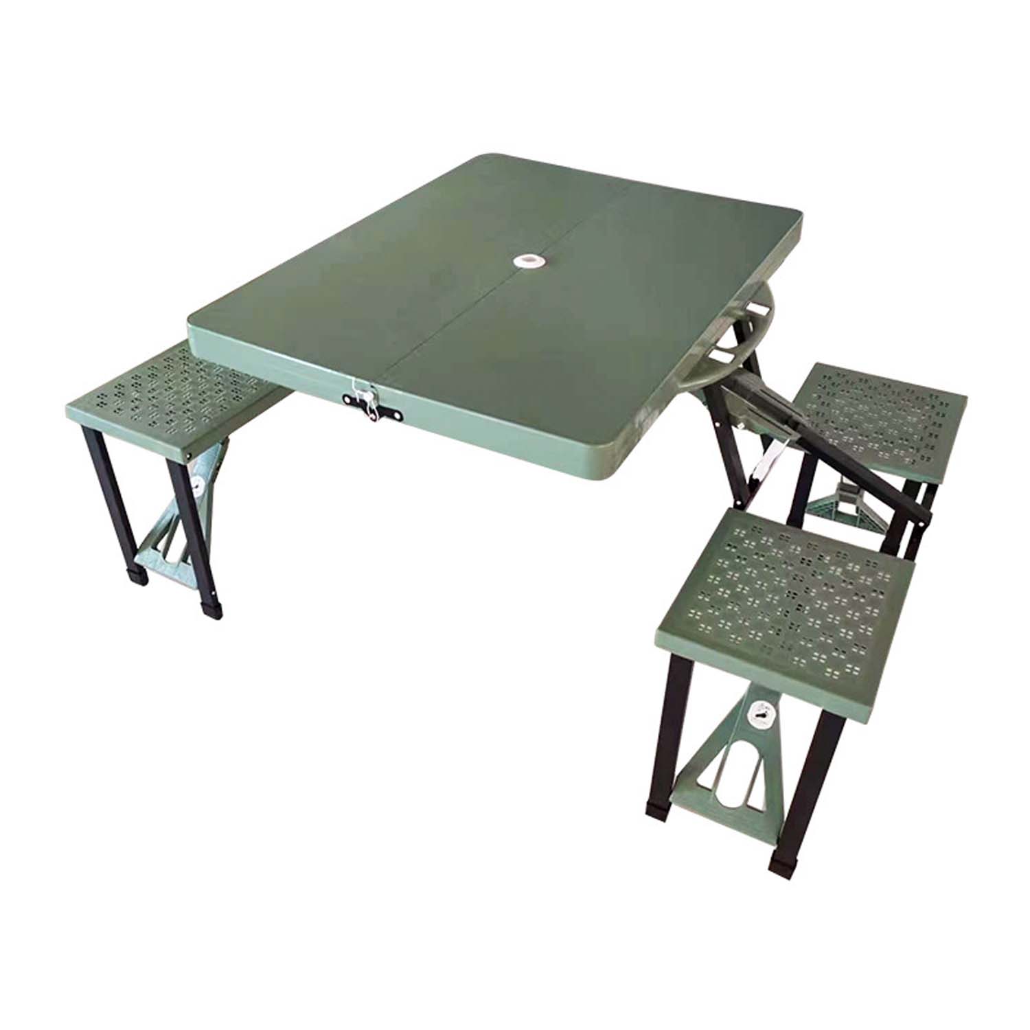 Plastic Portable Unit-Style Folding Camping Table 9
