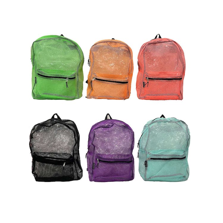 17" Mesh Backpacks - 6 Neon Colors 2