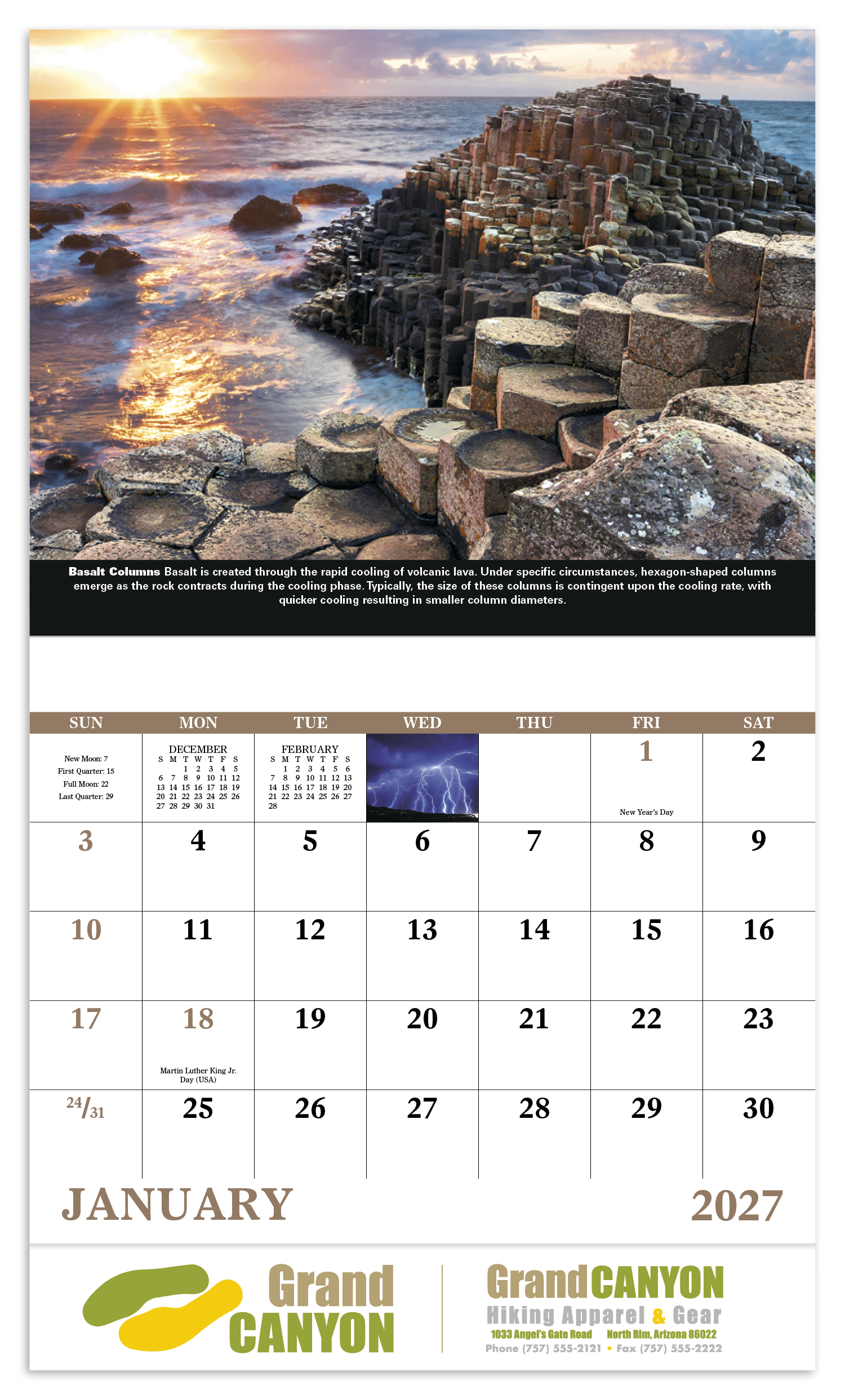 Good Value™ The Power of Nature - Stapled Calendar 40