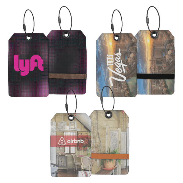 Pikes Dye-Sublimated Felt Luggage Tag 15
