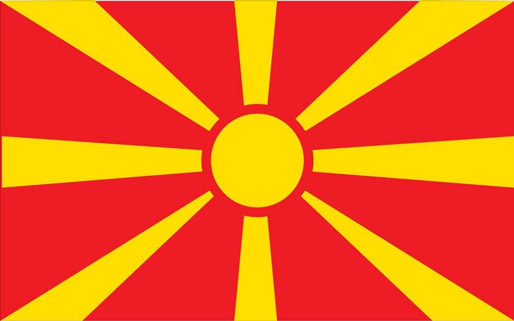 Macedonia Flag - 2' x 3' - Nylon 2