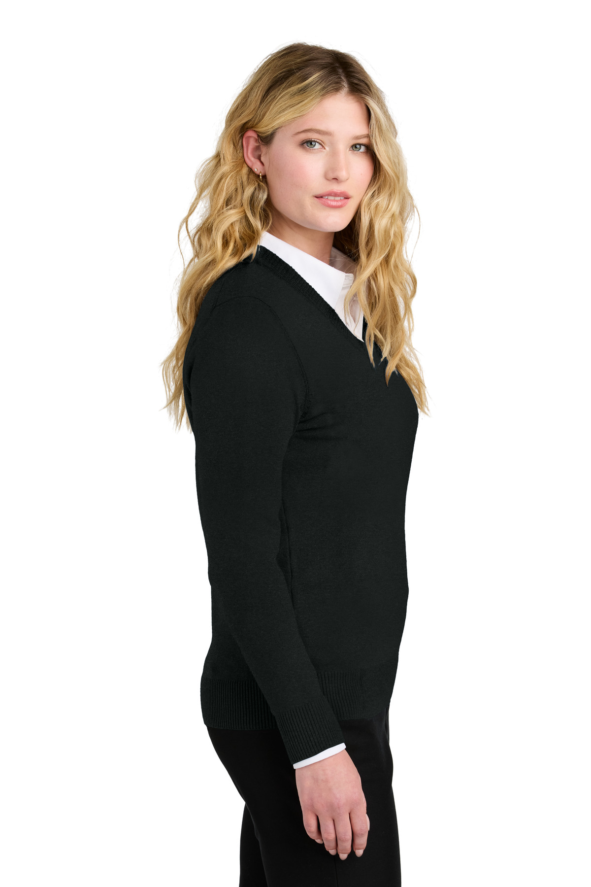 Port Authority Women's Easy Care V-Neck Sweater LSW2850 2