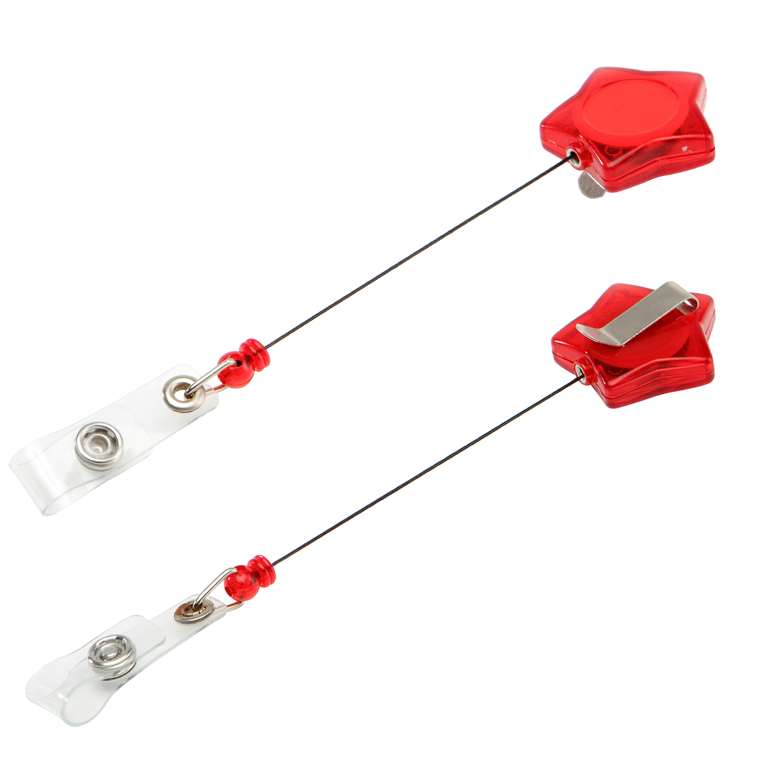 Retractable Star Shape Badge Reel 10