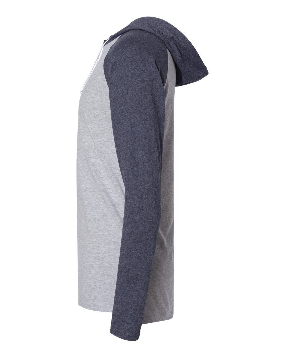 Unisex Fine Jersey Hooded Long Sleeve Raglan Tee - 6917 32