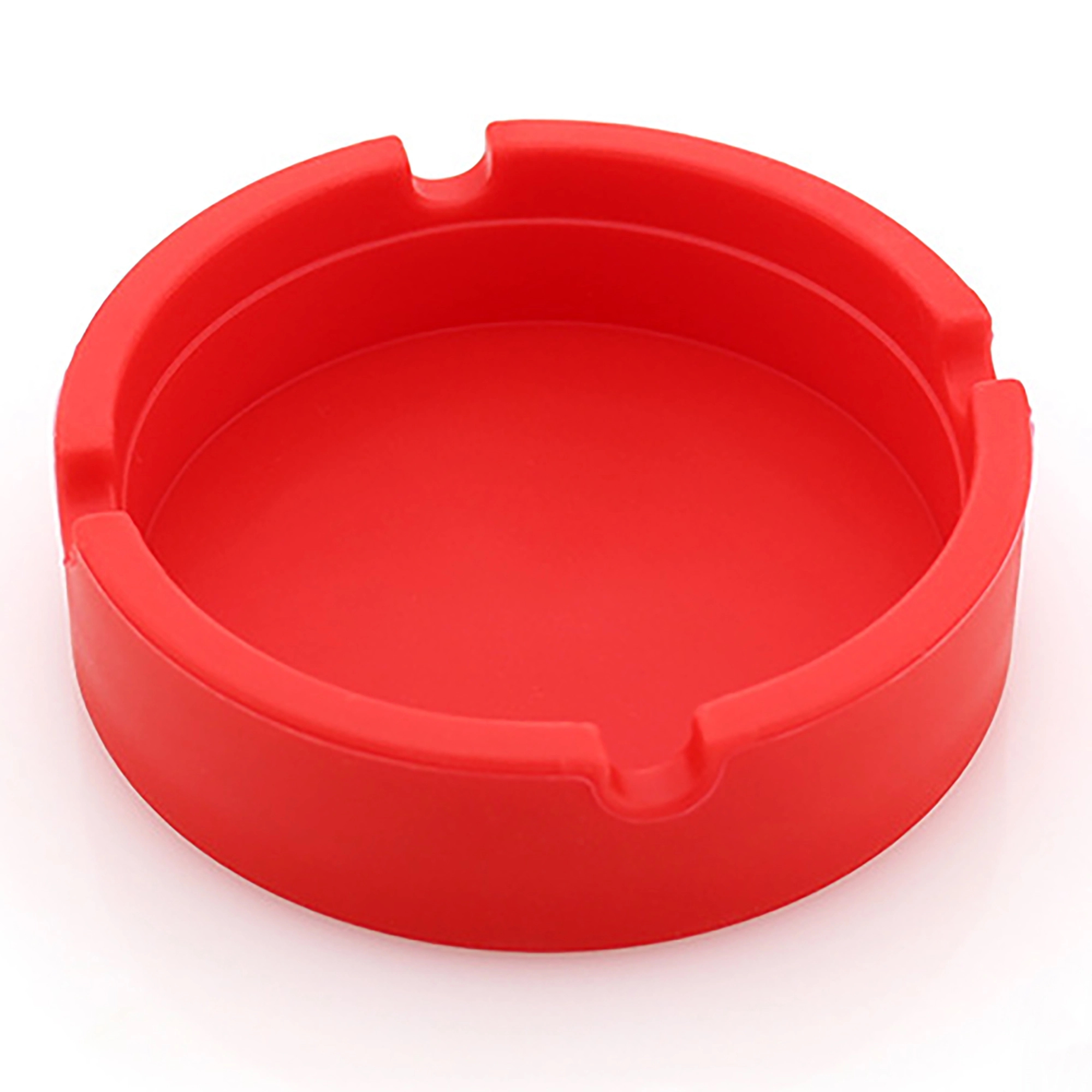Color High Temperature Resistant Silicone Round Ashtrayr 1
