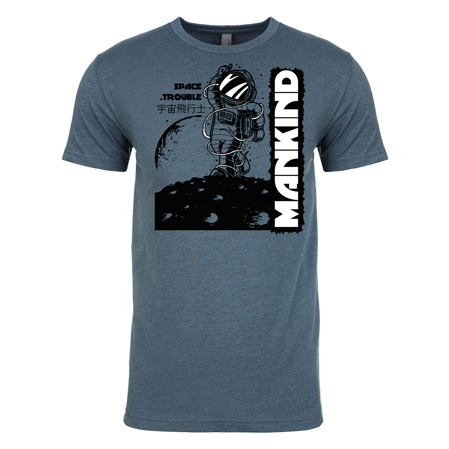 Next Level™ 4.3 oz. Poly/Cotton Blend T-Shirt (2 Color Imprint) 4