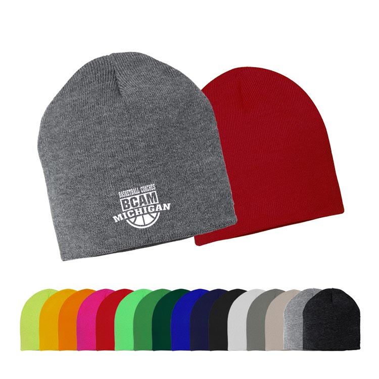 Free Shipping 8" Acrylic Knit Beanie 20