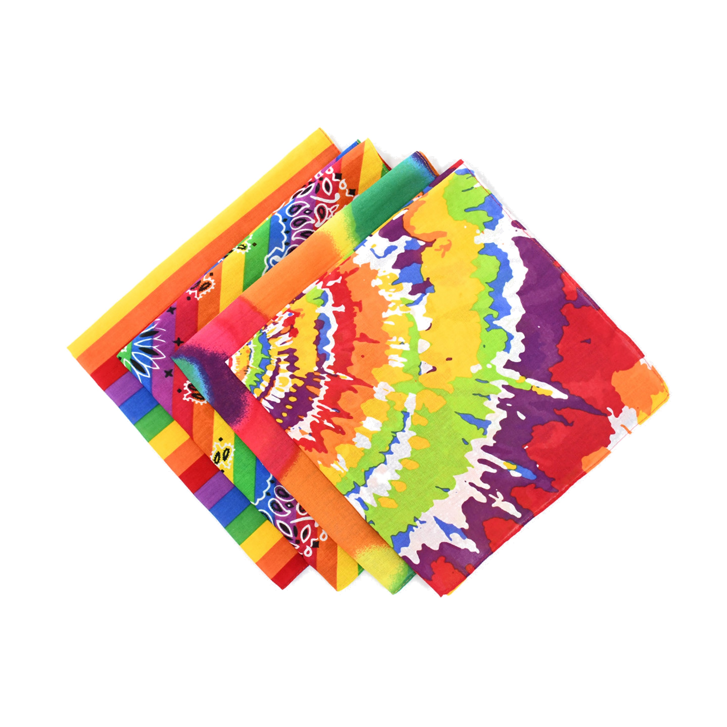 Rainbow Square Bandana (direct import) 3