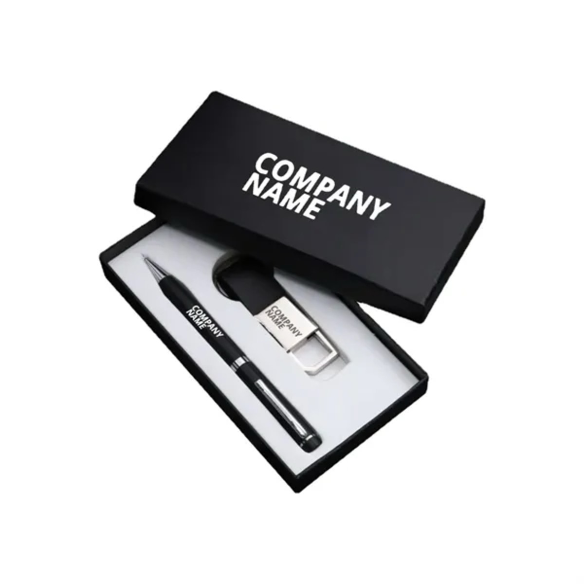 Ballpoint Pen and Keychain Business Gift Set
 1