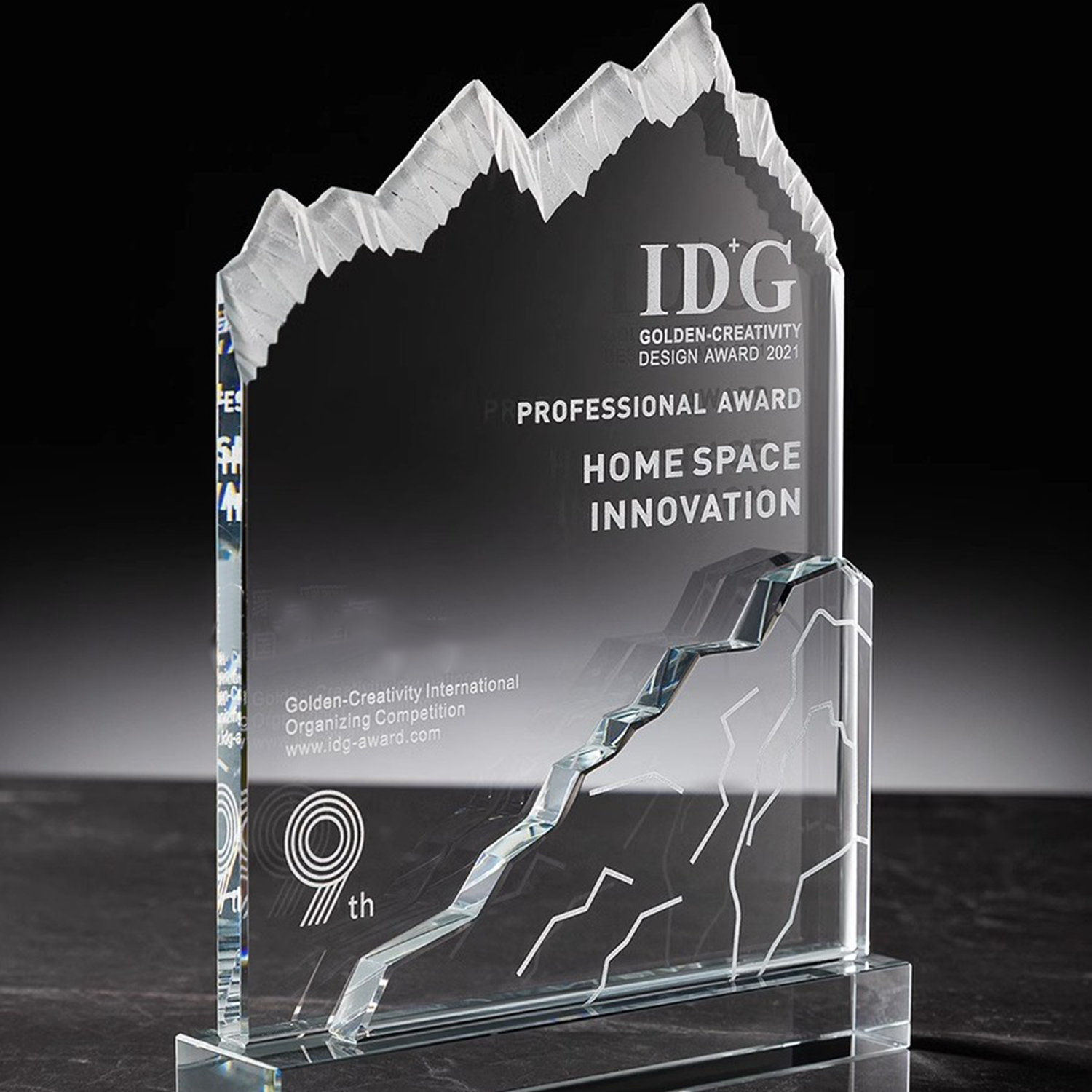 Customized Creative Iceberg Crystal Trophy 3