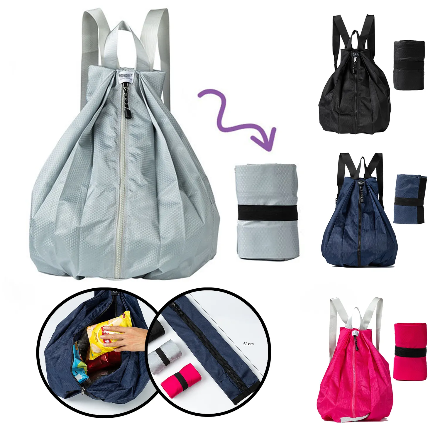 Foldable Waterproof Sports Backpack 10