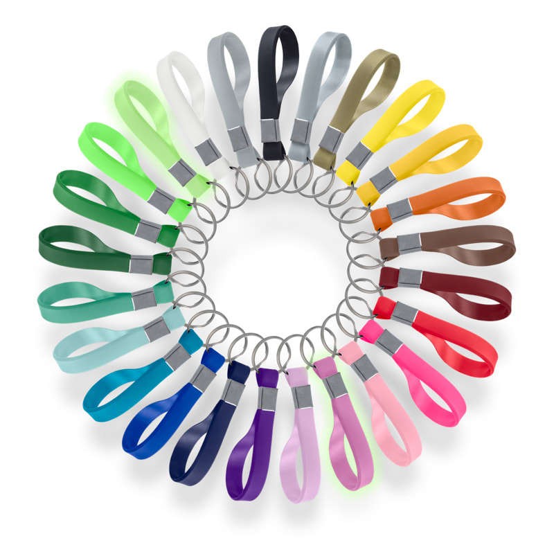 Custom Printed Wristband Keychains 16