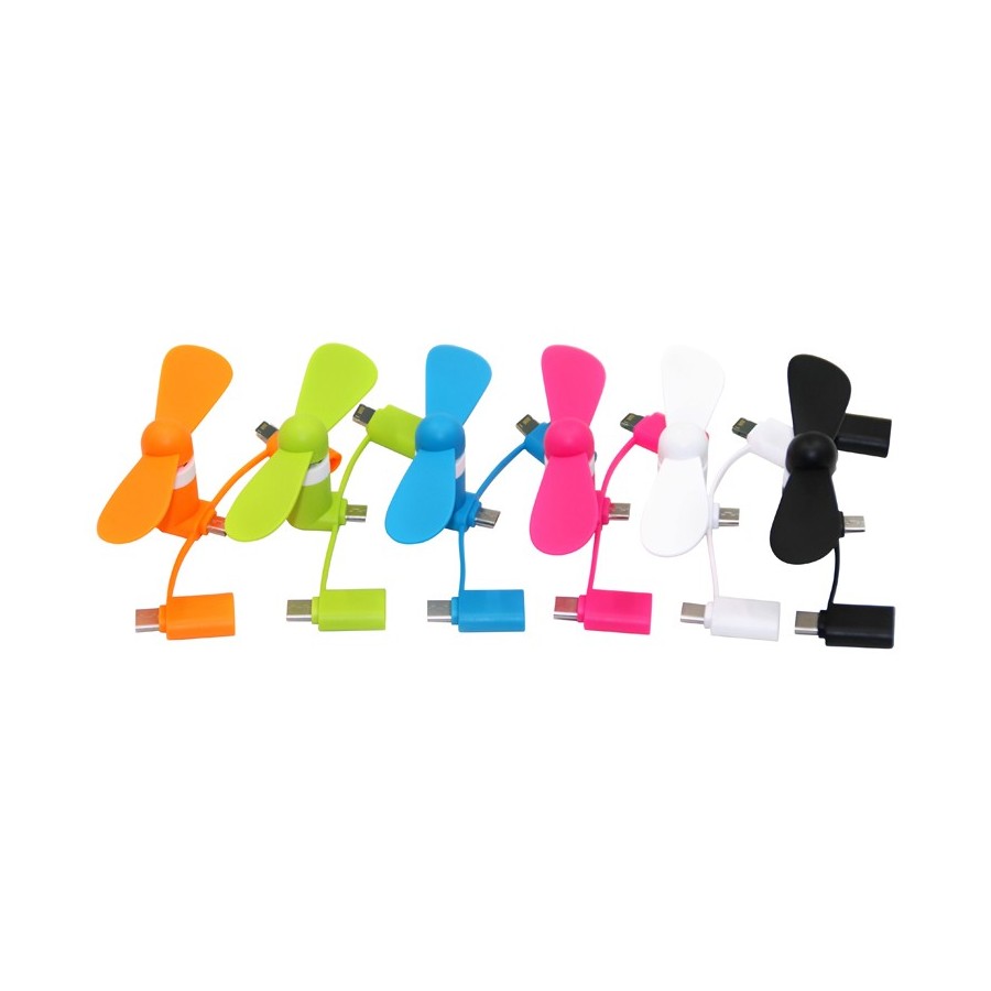 Portable Mini Fan – Compatible with Cell Phones, Power Banks, Tablets & More 2