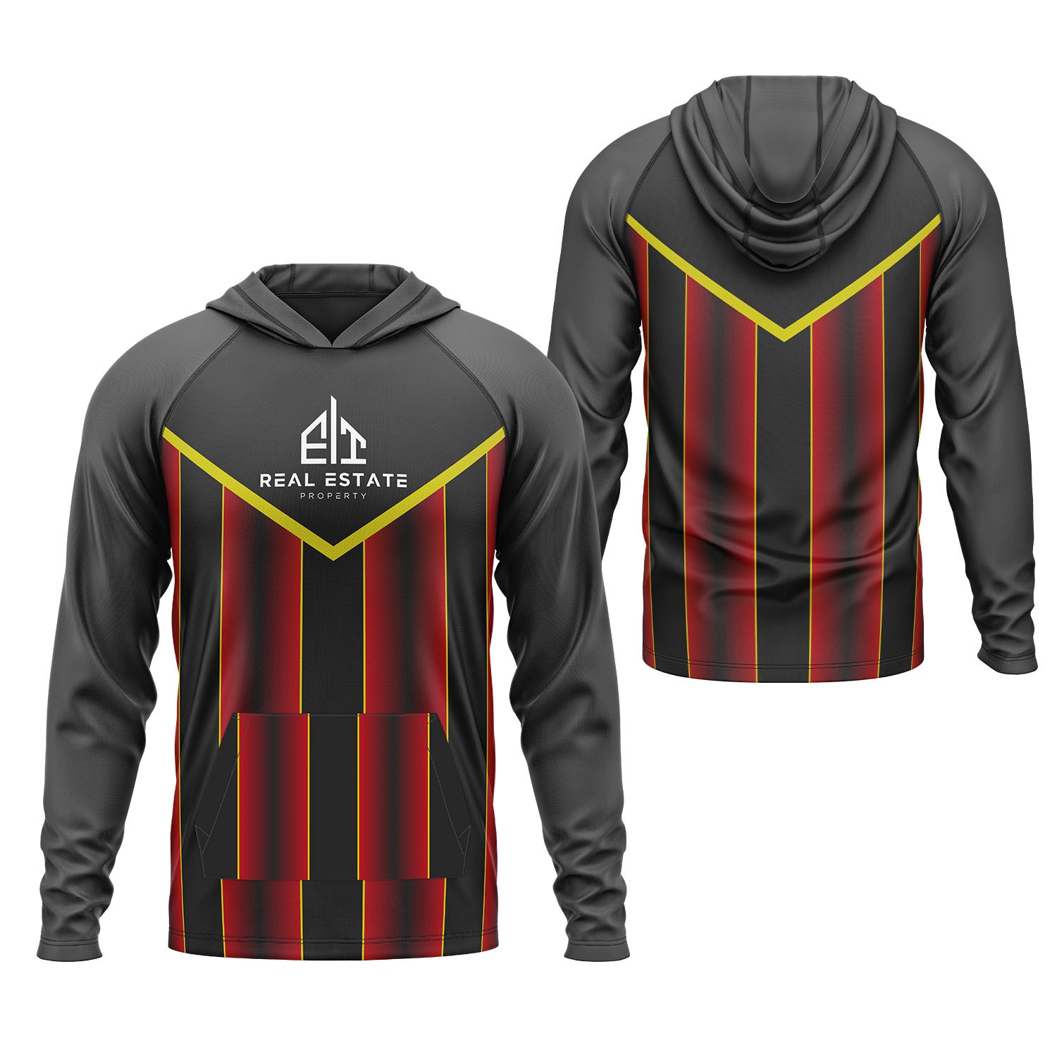 Unisex 160 GSM Birdseye Mesh Performance Hoodie 2