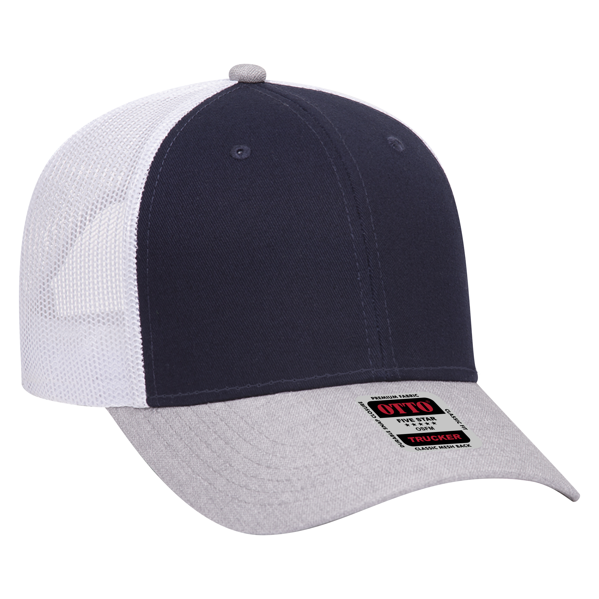 OTTO CAP® 6 Panel Low Profile Mesh Back Trucker Hat 78