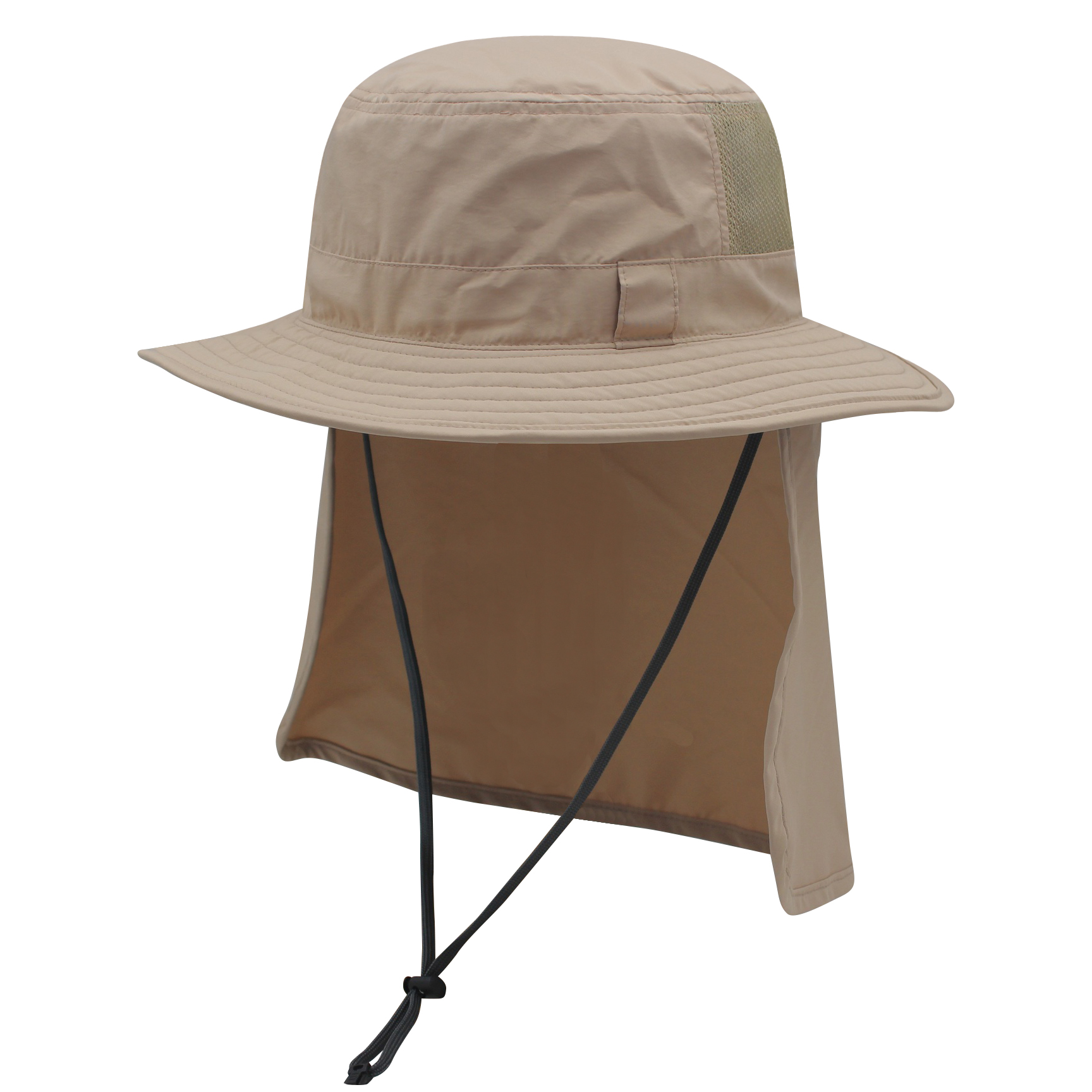 Airy Safari Hat With Flap