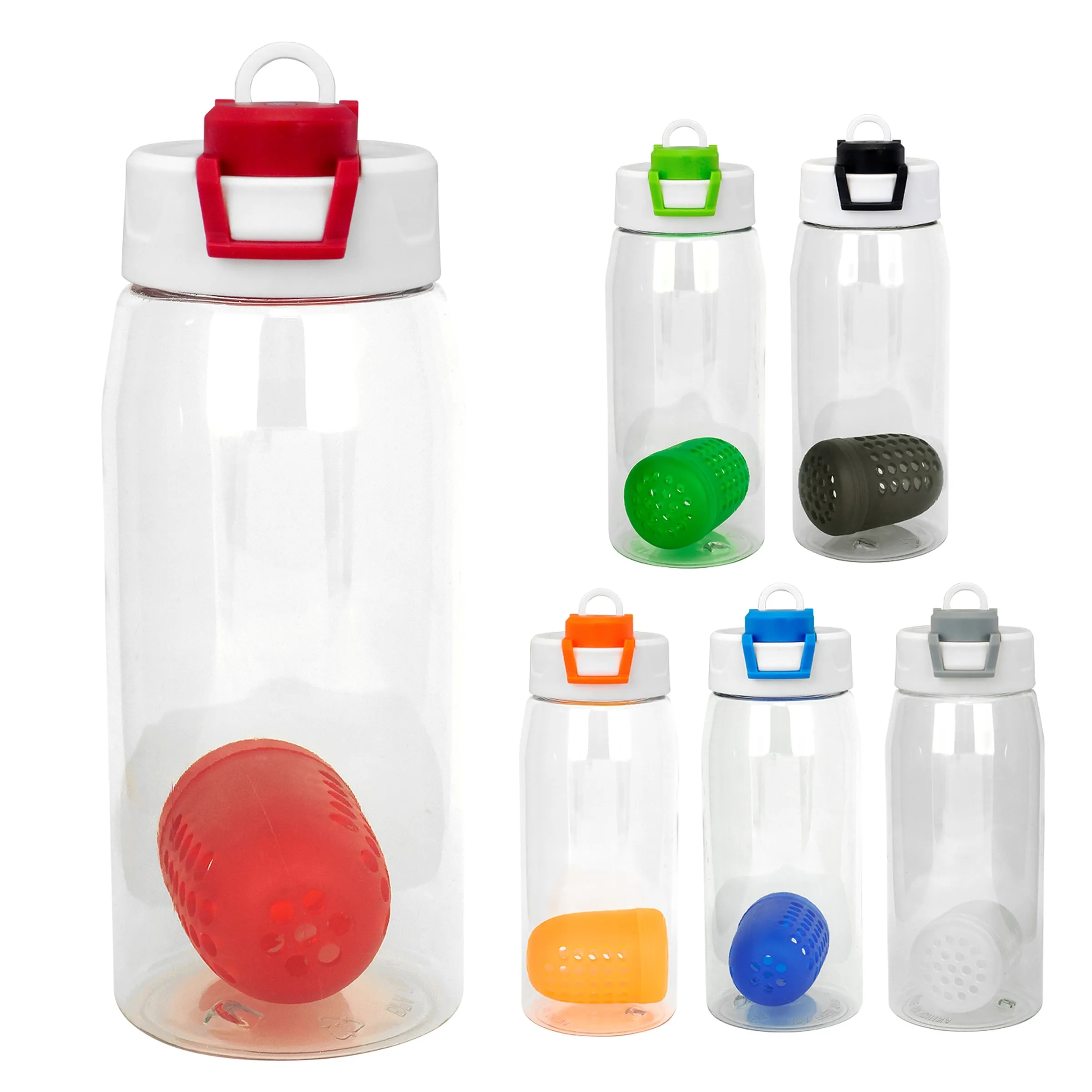 Two Tone Pop Up 25 oz. Recycled Bottle with Floating Infuser 11