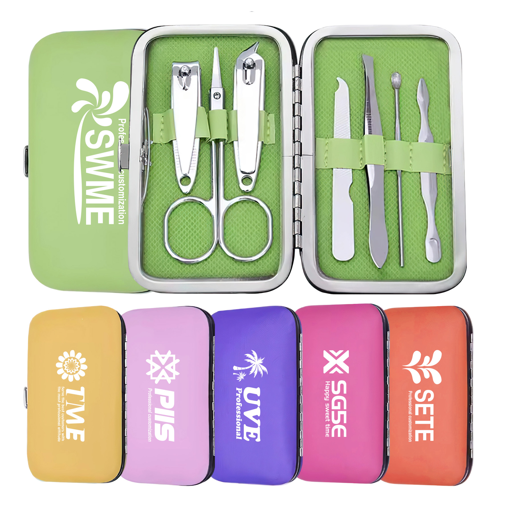 7- Piece Nail Clipper Manicure Set With Case 8