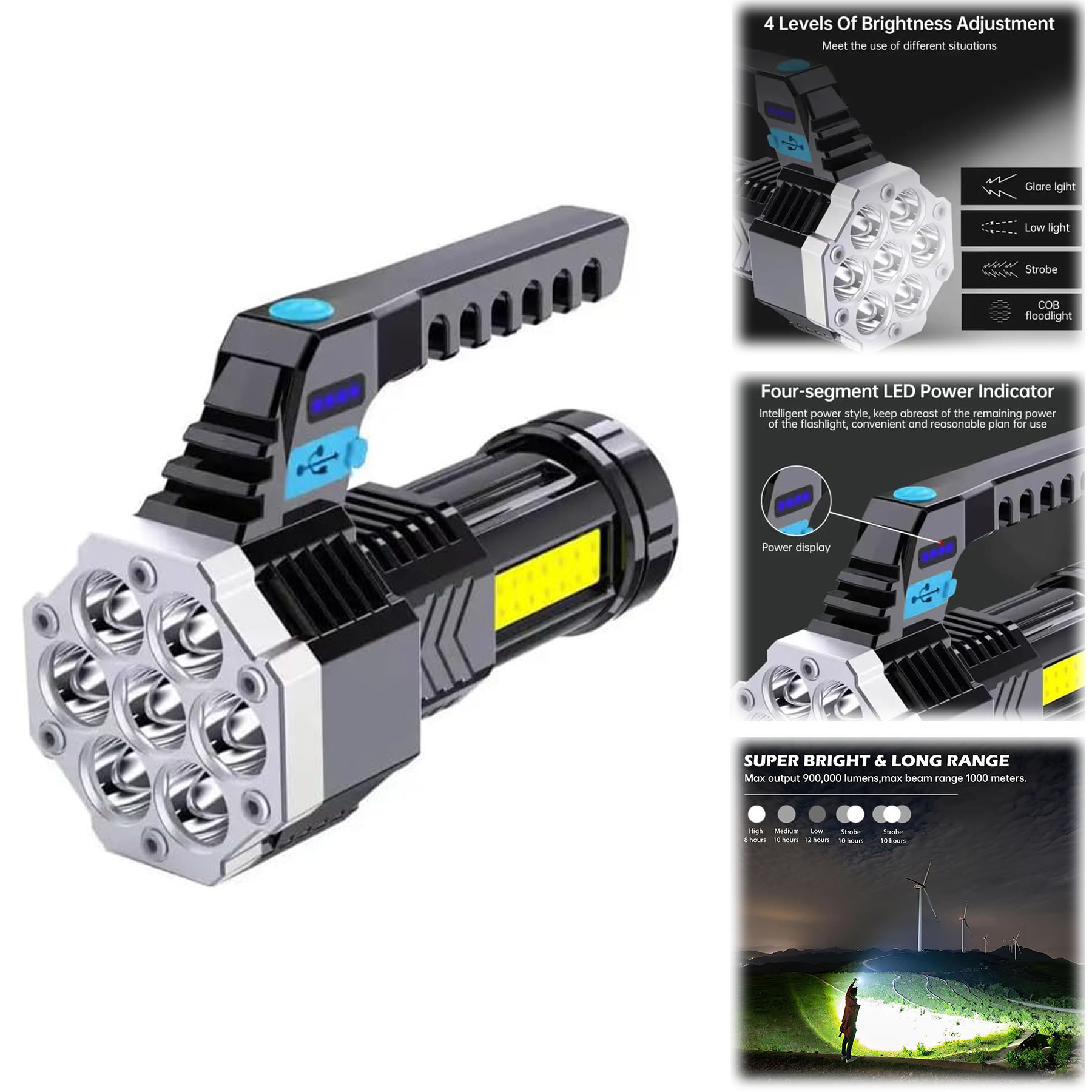 High Power LED Flashlight 1