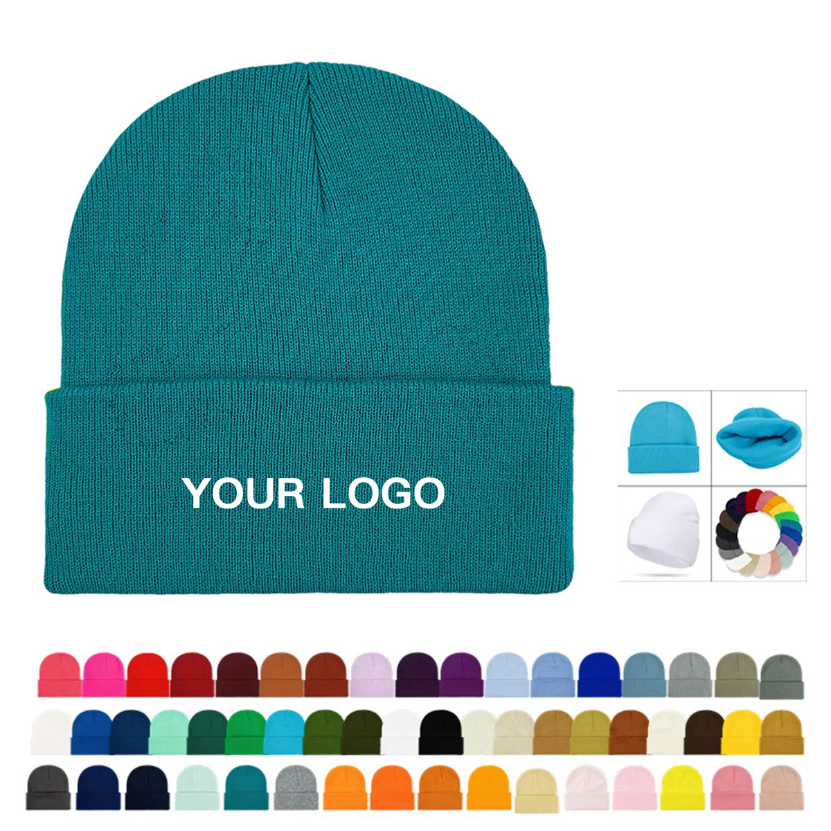 Warm Stretch Fit Beanie Hat for Cold Weather 51