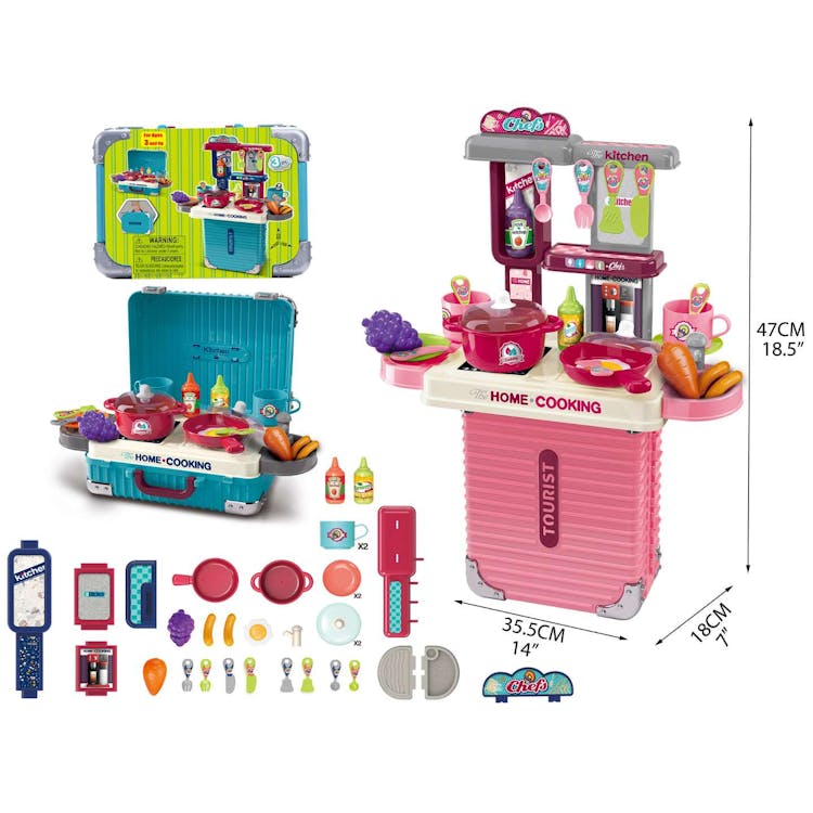Home Cooking 3-in-1 Kitchen Playset with Accessories 2