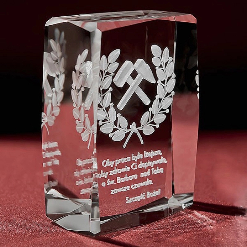 Custom 3D Crystal Cube 6