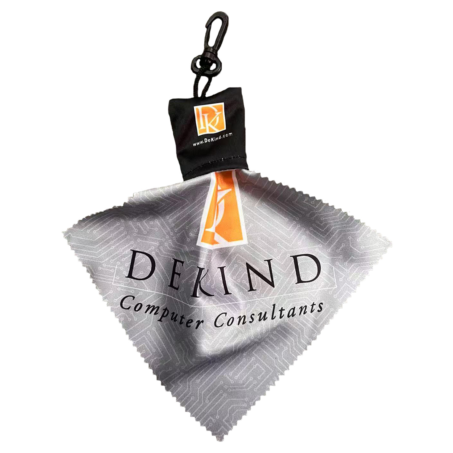 Microfiber Cloth Keychain Pouch 1