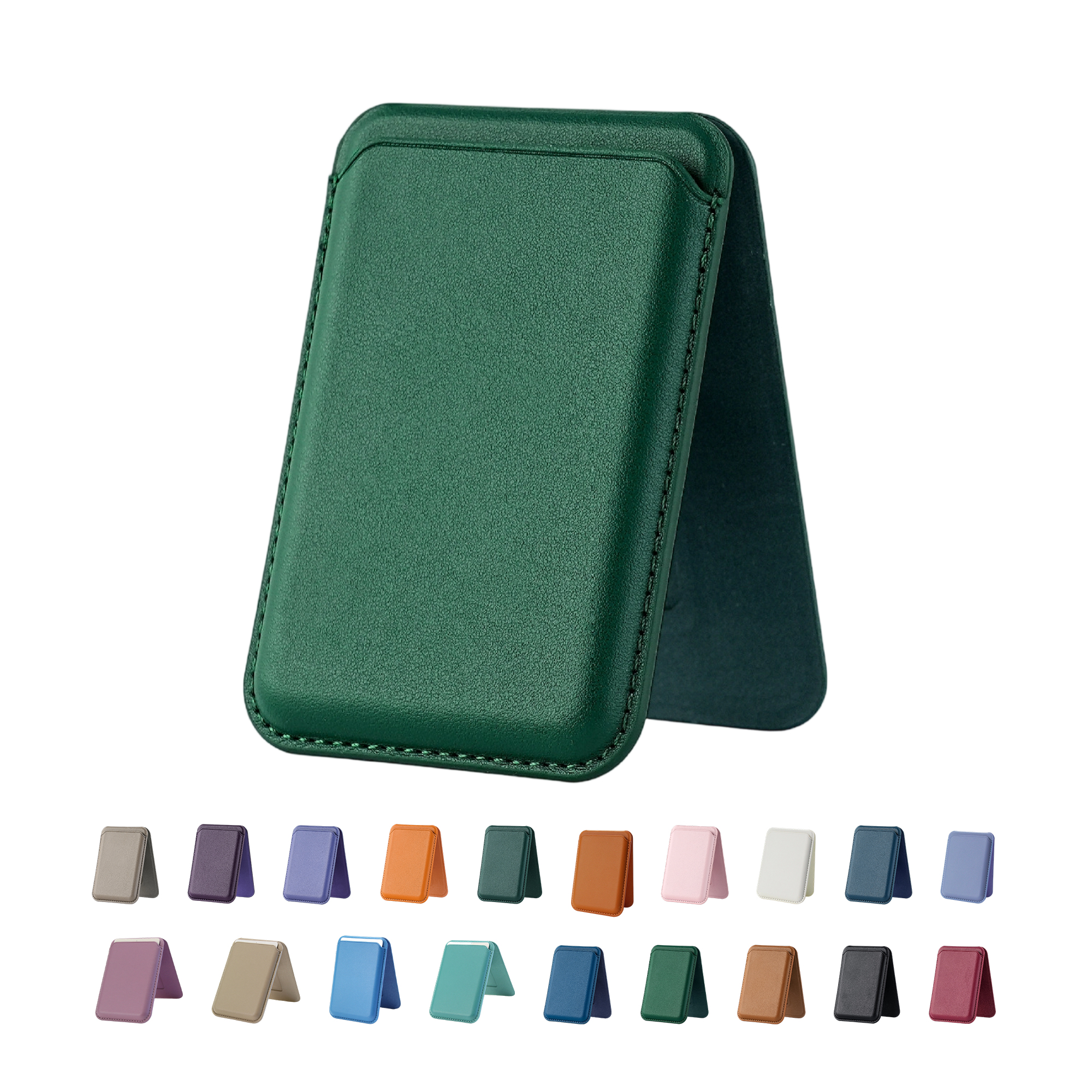 PU Magnetic Phone Wallet With Stand And Card Holder 4
